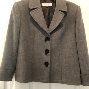 Tahari ASL grey jacket. Size 10